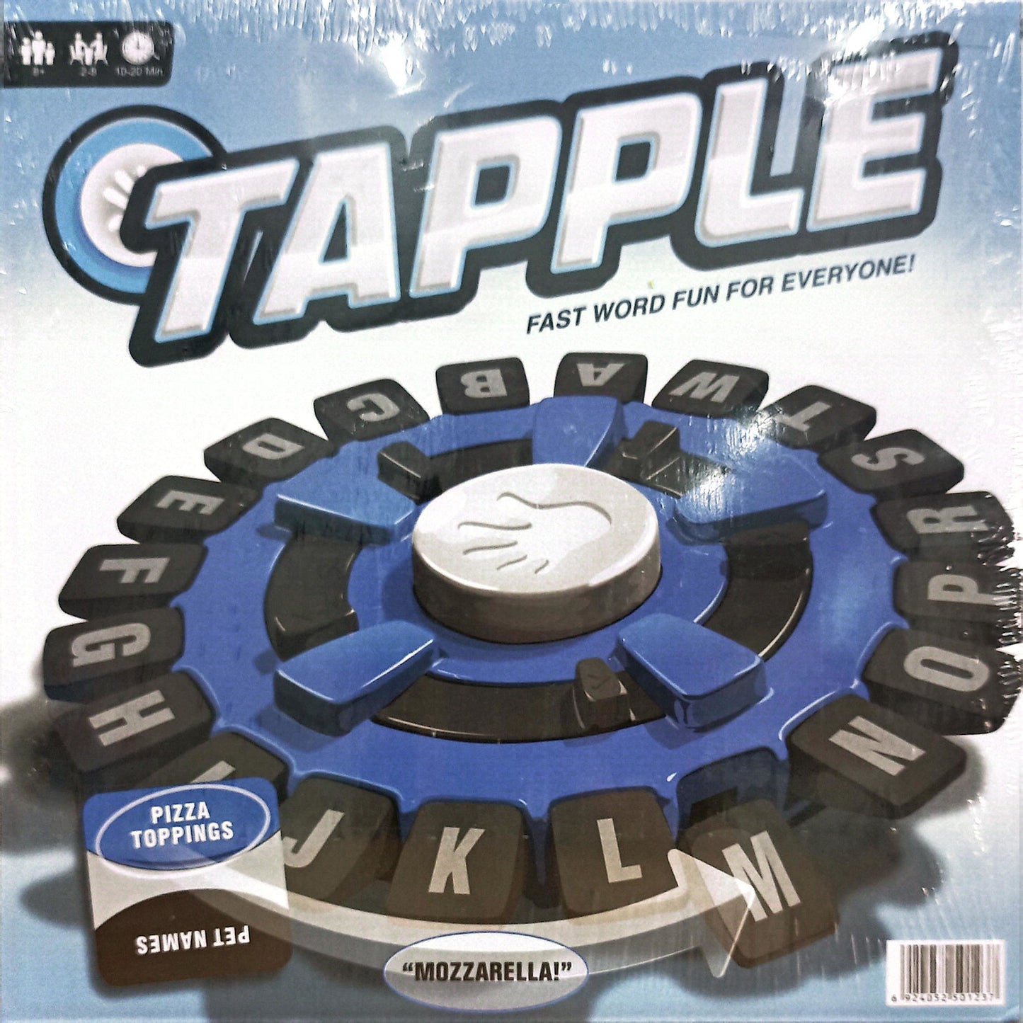 Tapple Fast Word Fun for Everyone! Age 8+ Family Board Game