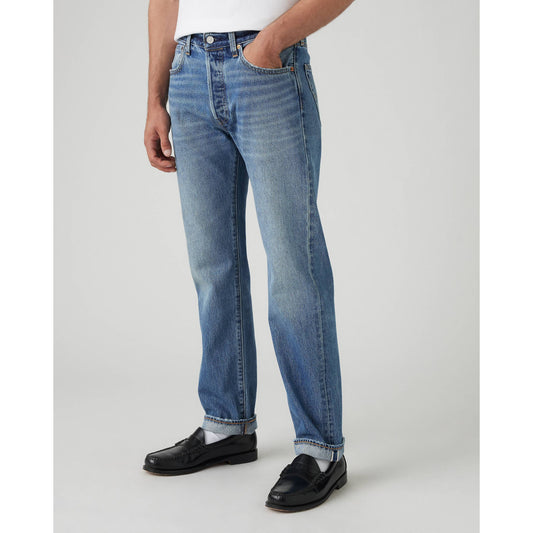 Levi's 501 Original Fit Selvedge Men's Jeans – Medium Wash