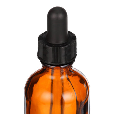 Amber Glass Dropper Bottles 2 oz Pack of Two