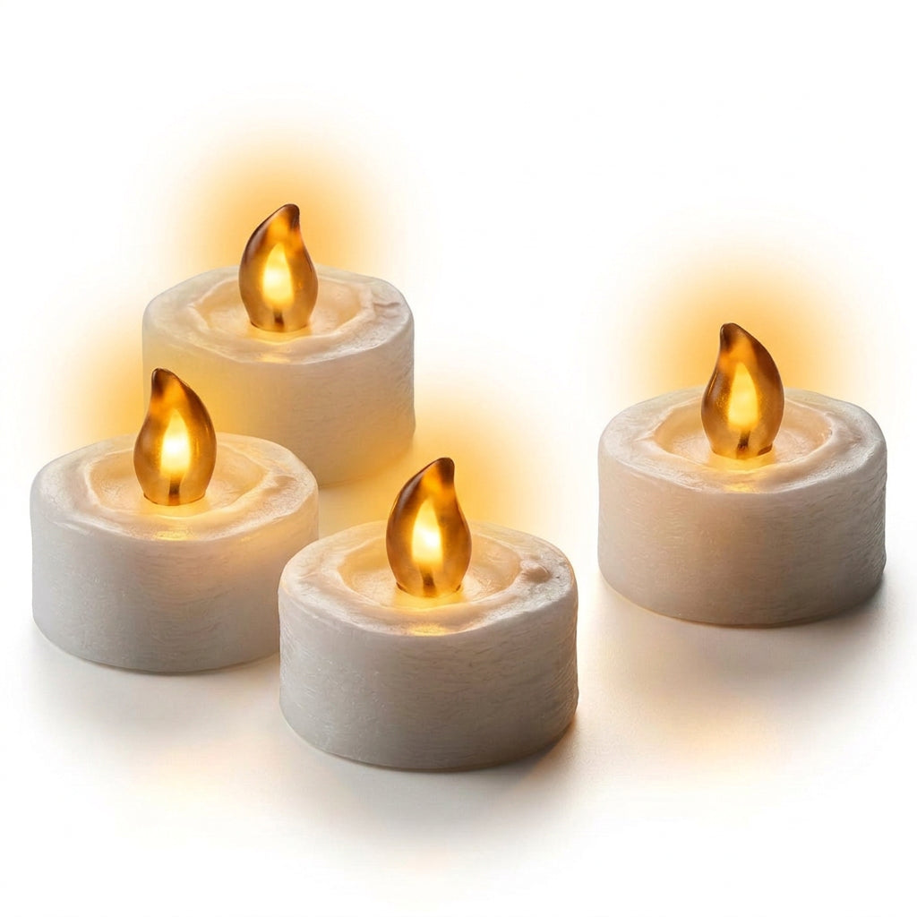 Goobay LED Tea Lights Set with Timer White
