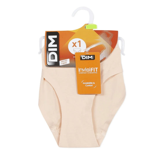 DIM Invisifit Girls' Super Soft Pink Microfiber Briefs - 12 Years - Gomix Brands Outlet