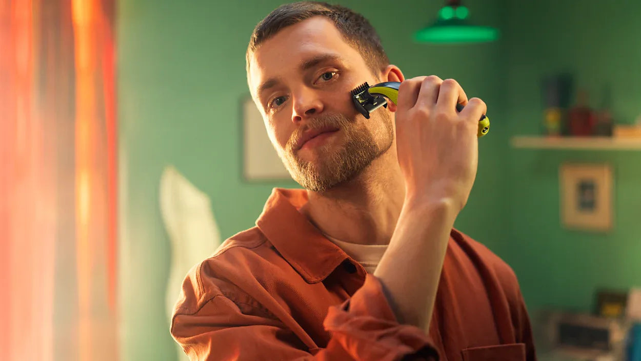 Philips OneBlade Face QP2724/20 Hybrid Electric Trimmer Shaver Edger for Men - Gomix Brands Outlet