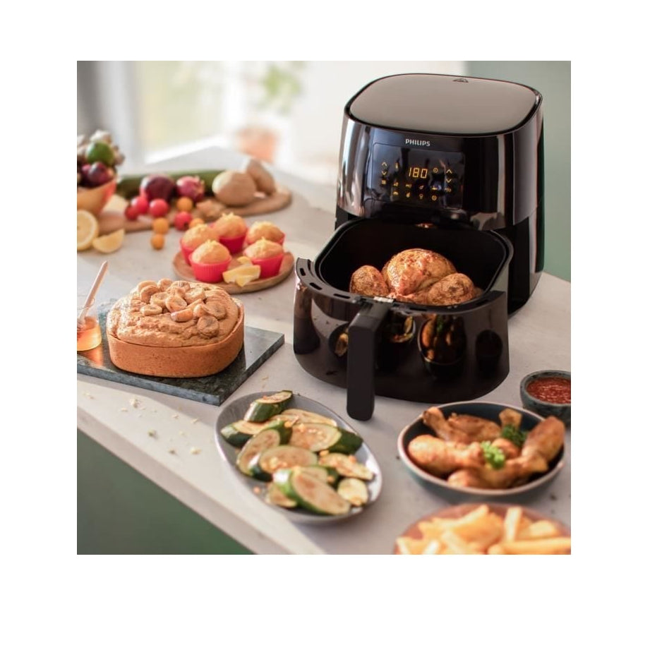 Philips Essential XL Airfryer 1.2kg Rapid Air Technology Black