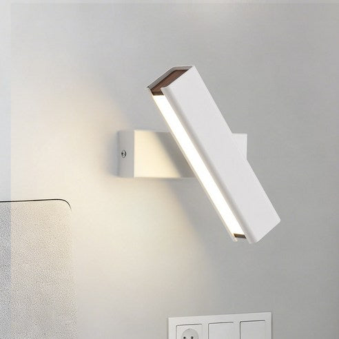 W705-1B Rotatable LED Bedside Wall Light White