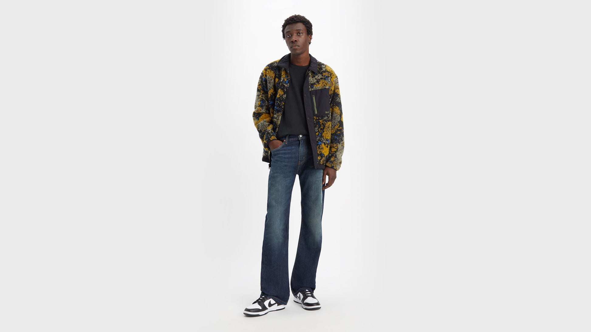 Levi's 527 Slim Bootcut Dark Wash Jeans for Men