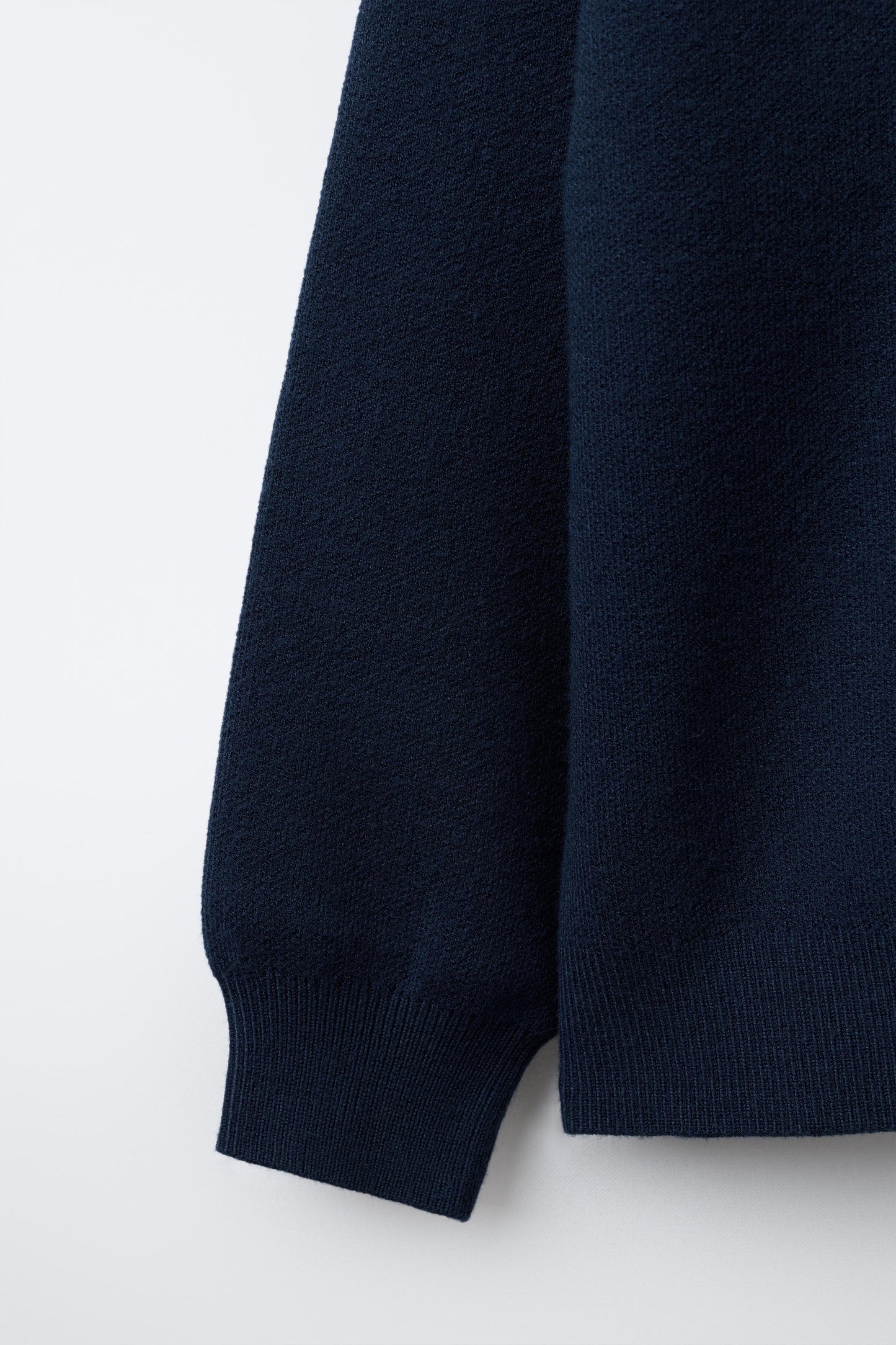 Zara Kids' Dark Navy V-Neck Long Sleeve Basic Button-Up Cardigan