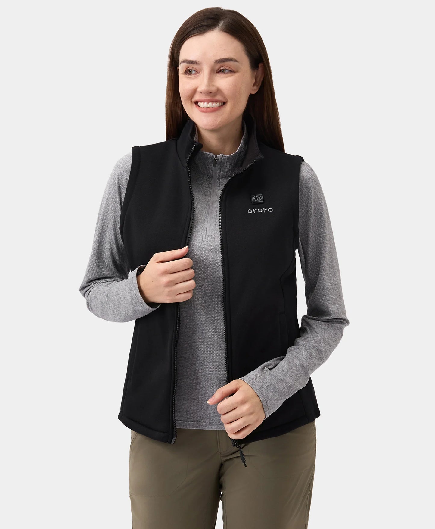 Women's Ultra‑Warm Heated Fleece Vest with 3‑4 Heating Zones