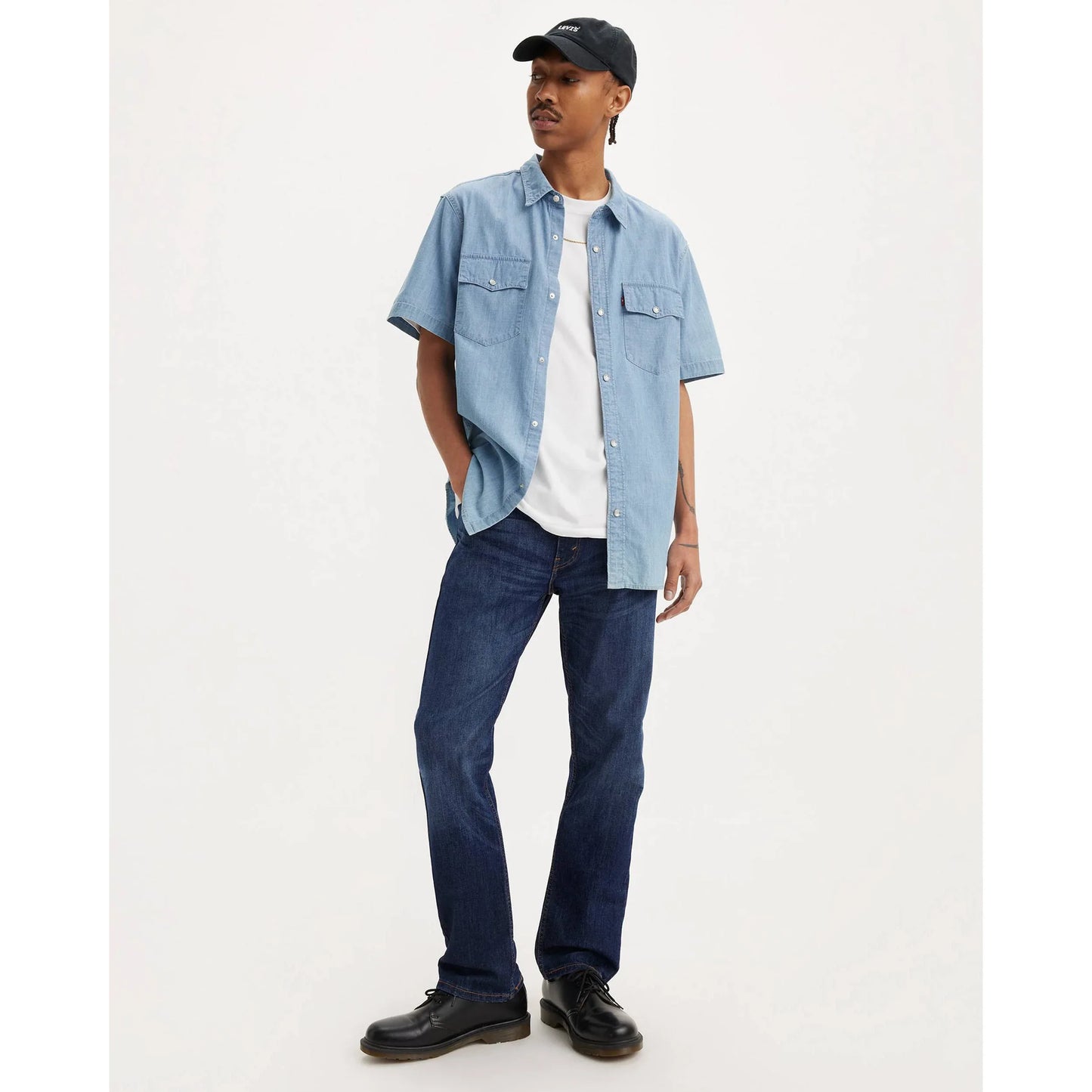 Levi's 513 Slim Straight Flex Men's Jeans – Medium Wash - Gomix Brands Outlet