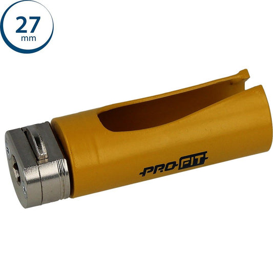 ProFit Carbide 27mm Multi Purpose Hole Saw with Integrated Adapter