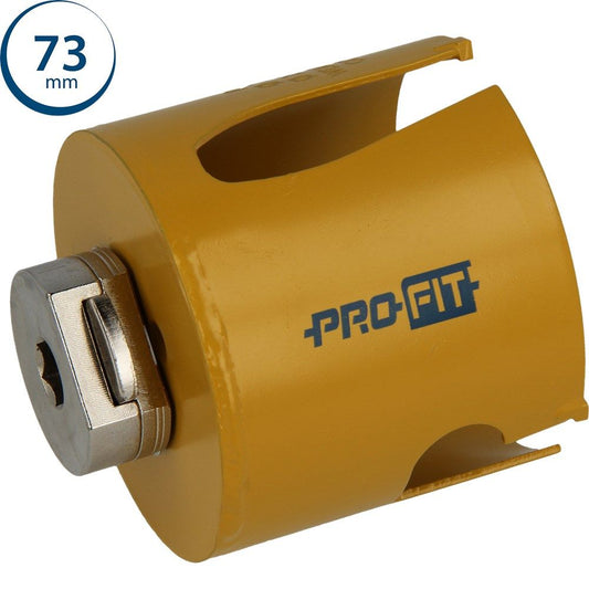 ProFit 73mm Multi Purpose Carbide Hole Saw with Integrated Adapter