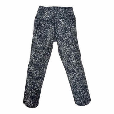 Speckled Active Knit Leggings for Kids Children Black/White