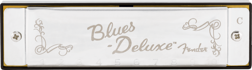 Fender Blues Deluxe 10‑Hole Diatonic Harmonica – Multiple Keys