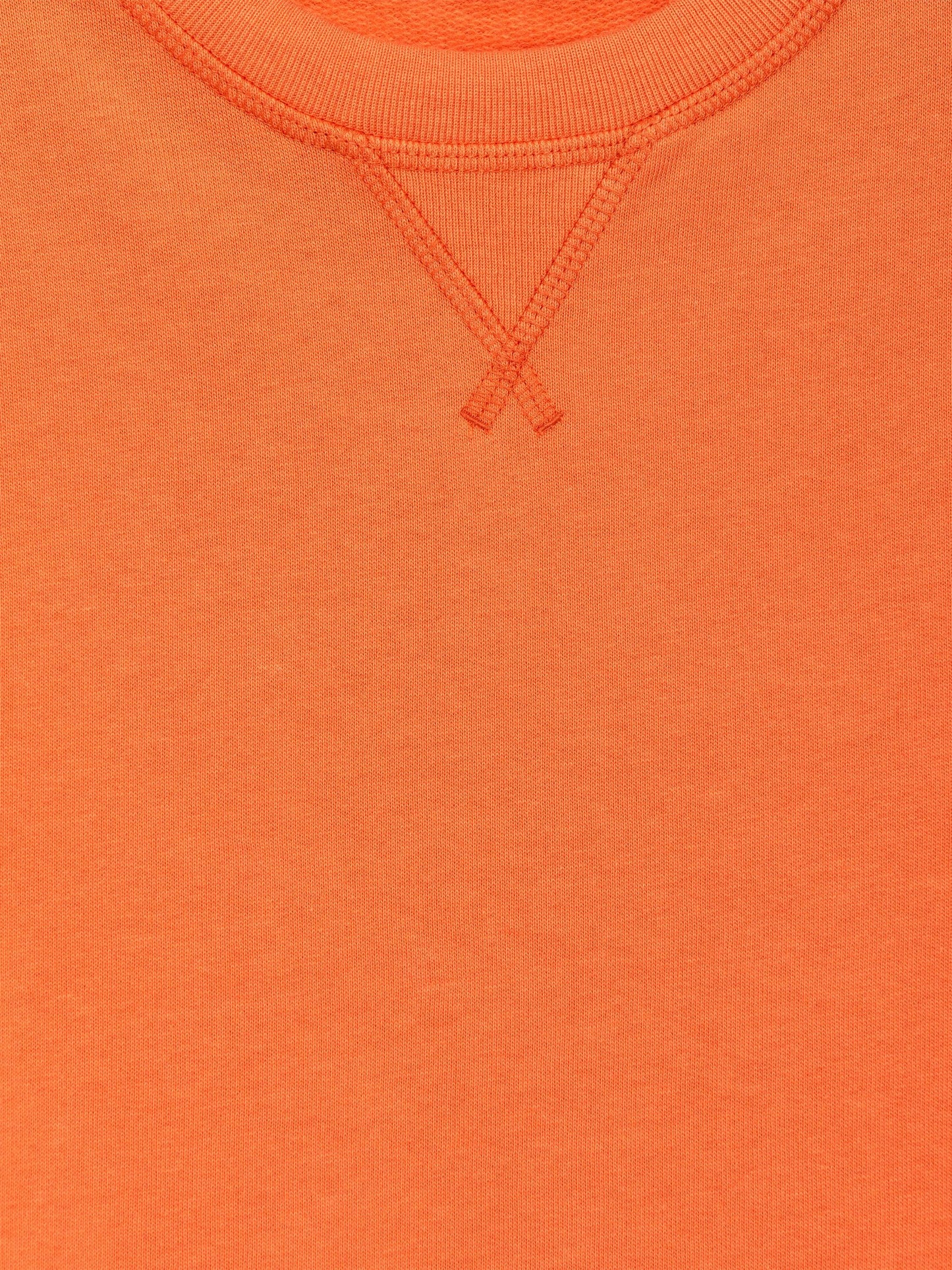 Children's Soft Orange French Terry Sweatshirt - Comfortable Everyday Cotton Top - Gomix Brands Outlet