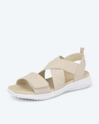 Helena Vera Women's Comfortable Elastic Strap Sandals - Stylish Summer Footwear
