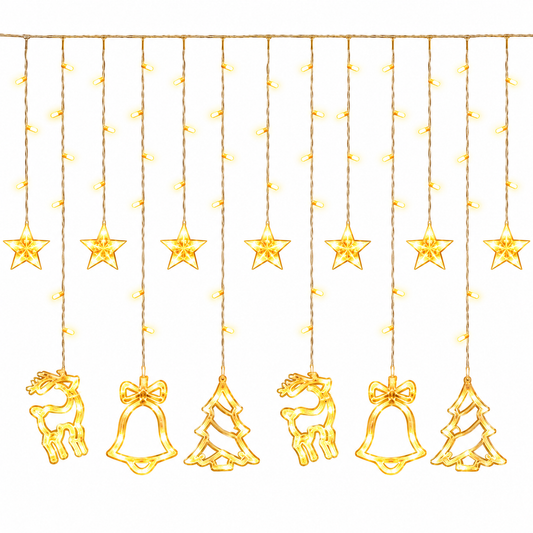 NSCC LED Curtain Christmas String Lights