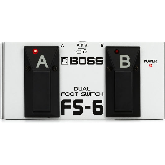 BOSS FS-6 Dual Footswitch: Latching/Momentary Control for Guitar Effects Pedals - Gomix Brands Outlet