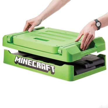 Official Minecraft Storage Chair with Foldable Seat and Hidden Compartment