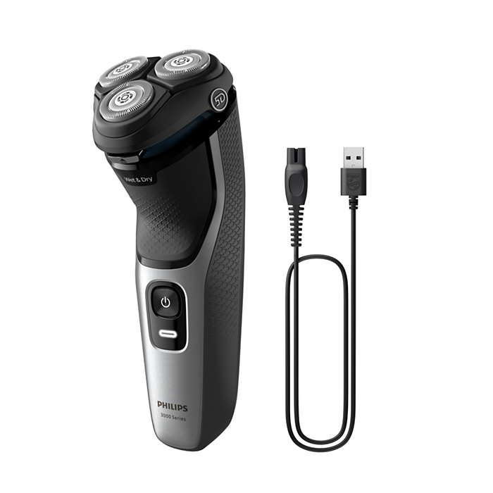 Philips Shaver 3000 Wet & Dry Electric Shaver for Sensitive Skin