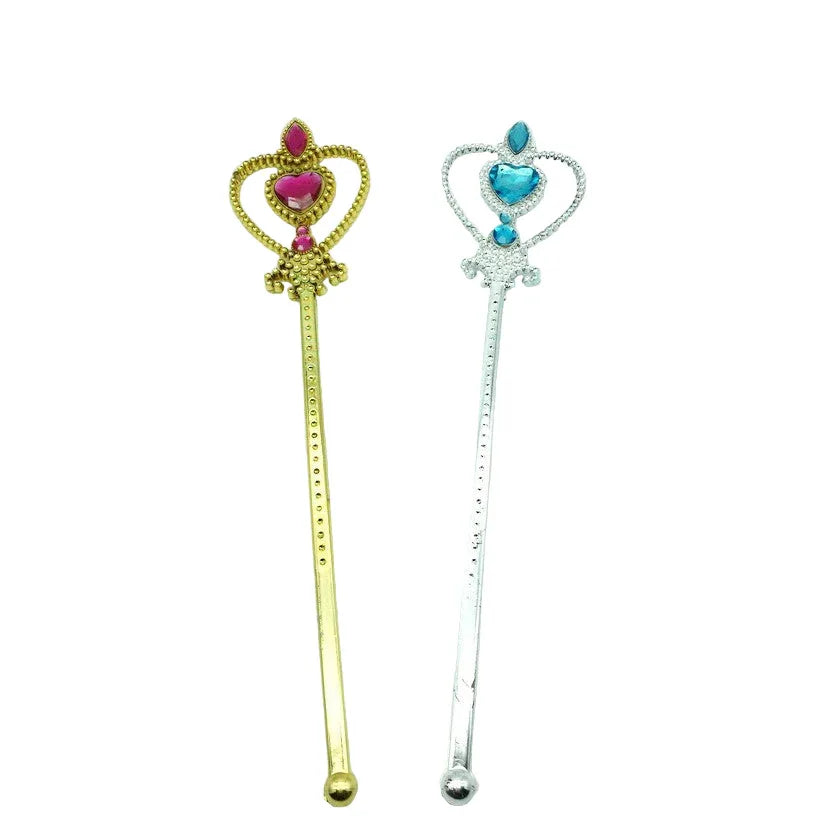 Enchanting Halloween Magic Wands - Fairy Princess Heart & Ice Theme - Gomix Brands Outlet