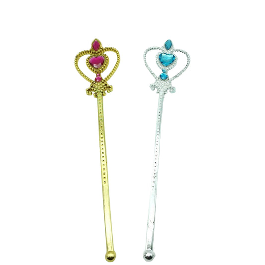 Enchanting Halloween Magic Wands - Fairy Princess Heart & Ice Theme - Gomix Brands Outlet