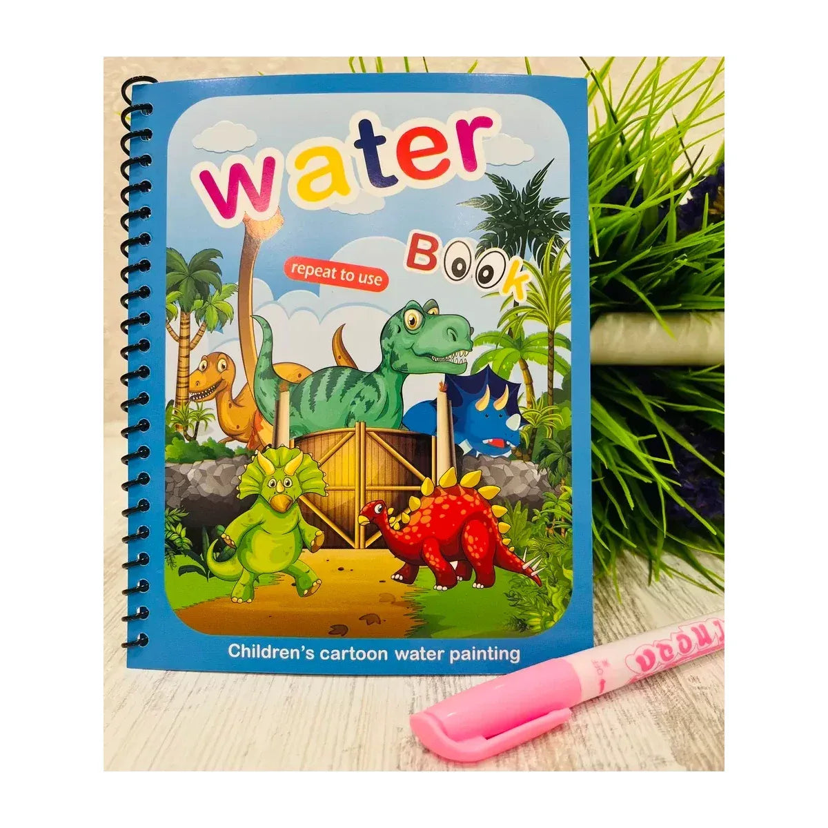 Magical Reusable Water Coloring Book Set for Kids - Mess-Free Fun! - Gomix Brands Outlet