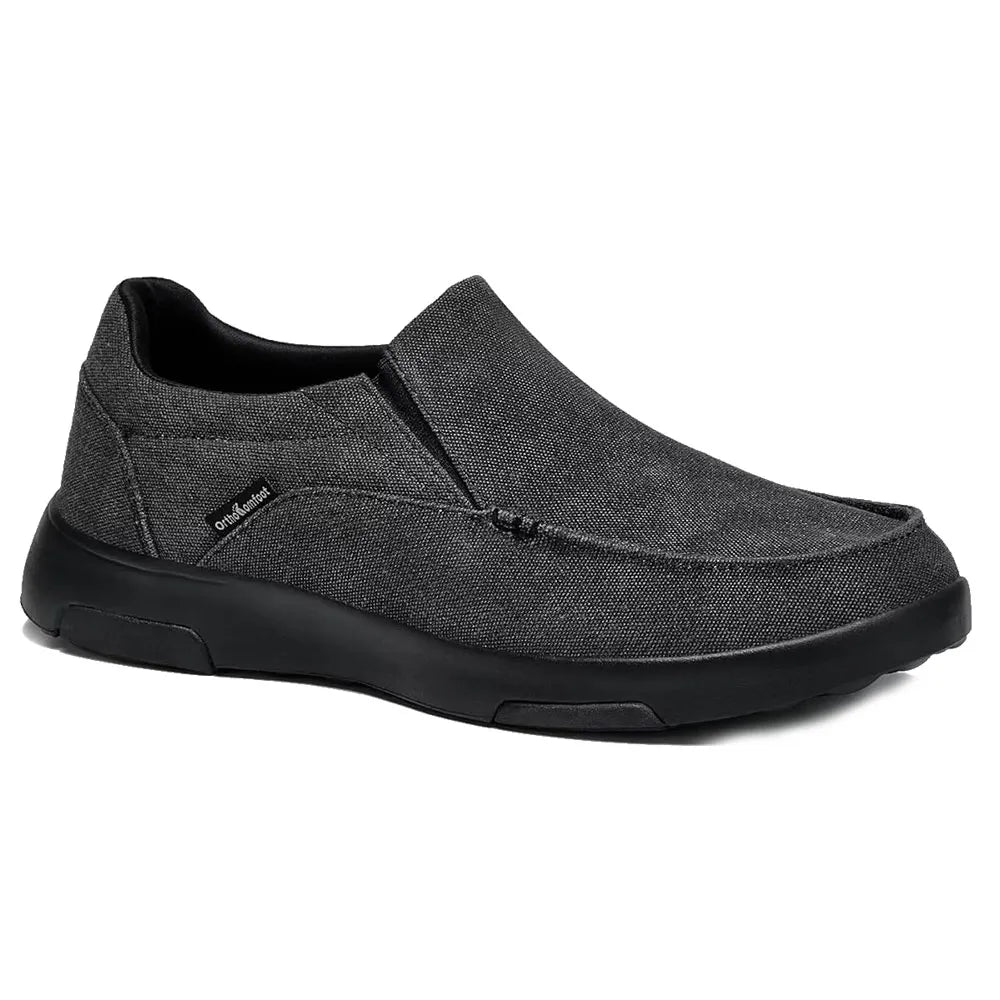 Men's Arch Support Slip-On Loafers for Plantar Fasciitis Comfort
