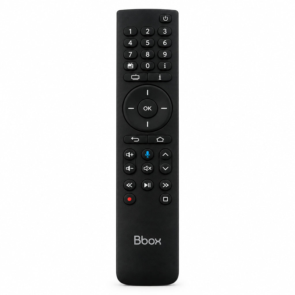 Bouygues Télécom Bbox 4K Ultym TV Decoder Remote Control Black - Gomix Brands Outlet