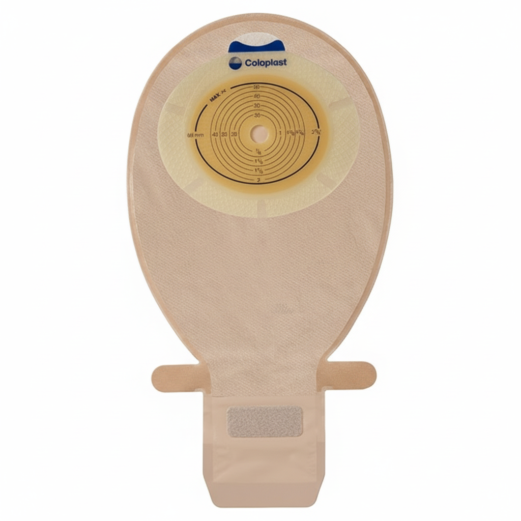 SenSura 1-Piece Drainable Ostomy Pouch: Secure Double-Layer Adhesive, Integrated Filter