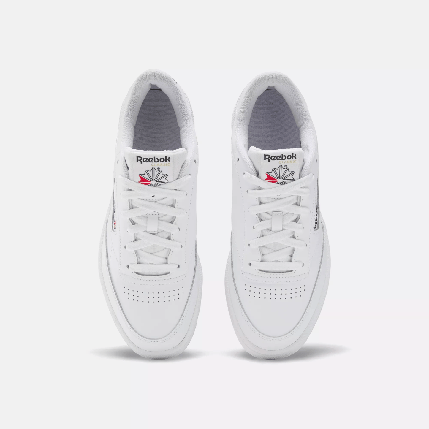 Reebok Club C 85 Men's White Leather Tennis‑Inspired Sneakers