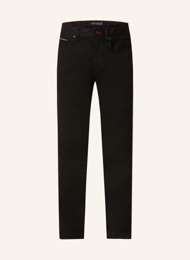 Men's Tommy Hilfiger Straight Fit Detroit Black Denim Jeans with Stretch - Gomix Brands Outlet