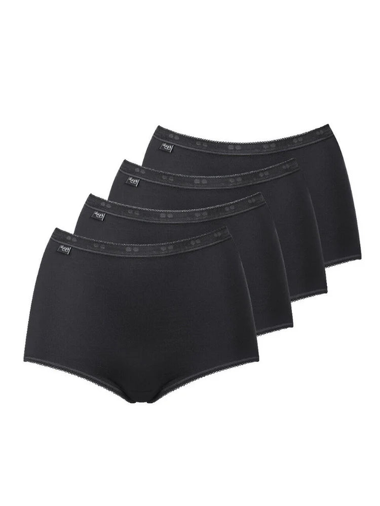 Sloggi Basic+ Maxi Brief 4-Pack High Waist Comfort