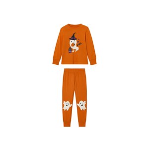 Lupilu Girls' Soft Cotton Glow Pajamas Set - Pink, Size 122/128