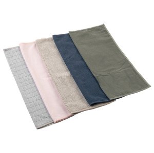 LIVARNO Home 5-Pack Microfiber Cleaning Cloths: Multi-Purpose Eco-Friendly for Home