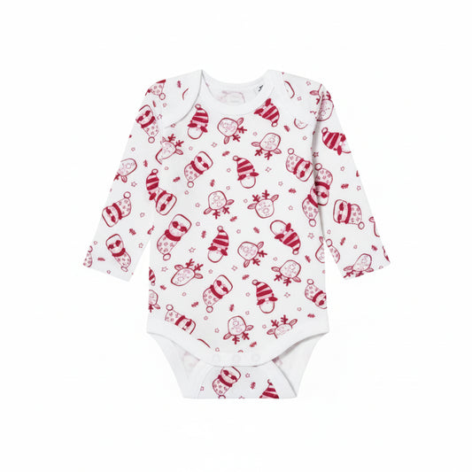 LUPILU® Detské Vianočné Body 100% Bavlna 62/68 White/Patterned