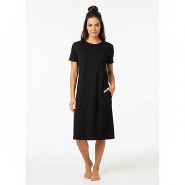 esmara® Women's T-Shirt Dress Black Size M