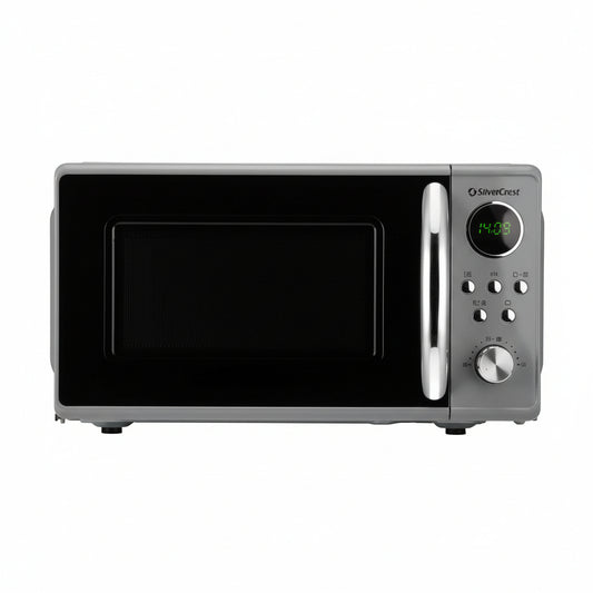 Silvercrest SMWC 700 D1 Light Pink Retro Microwave Oven 17L 700W