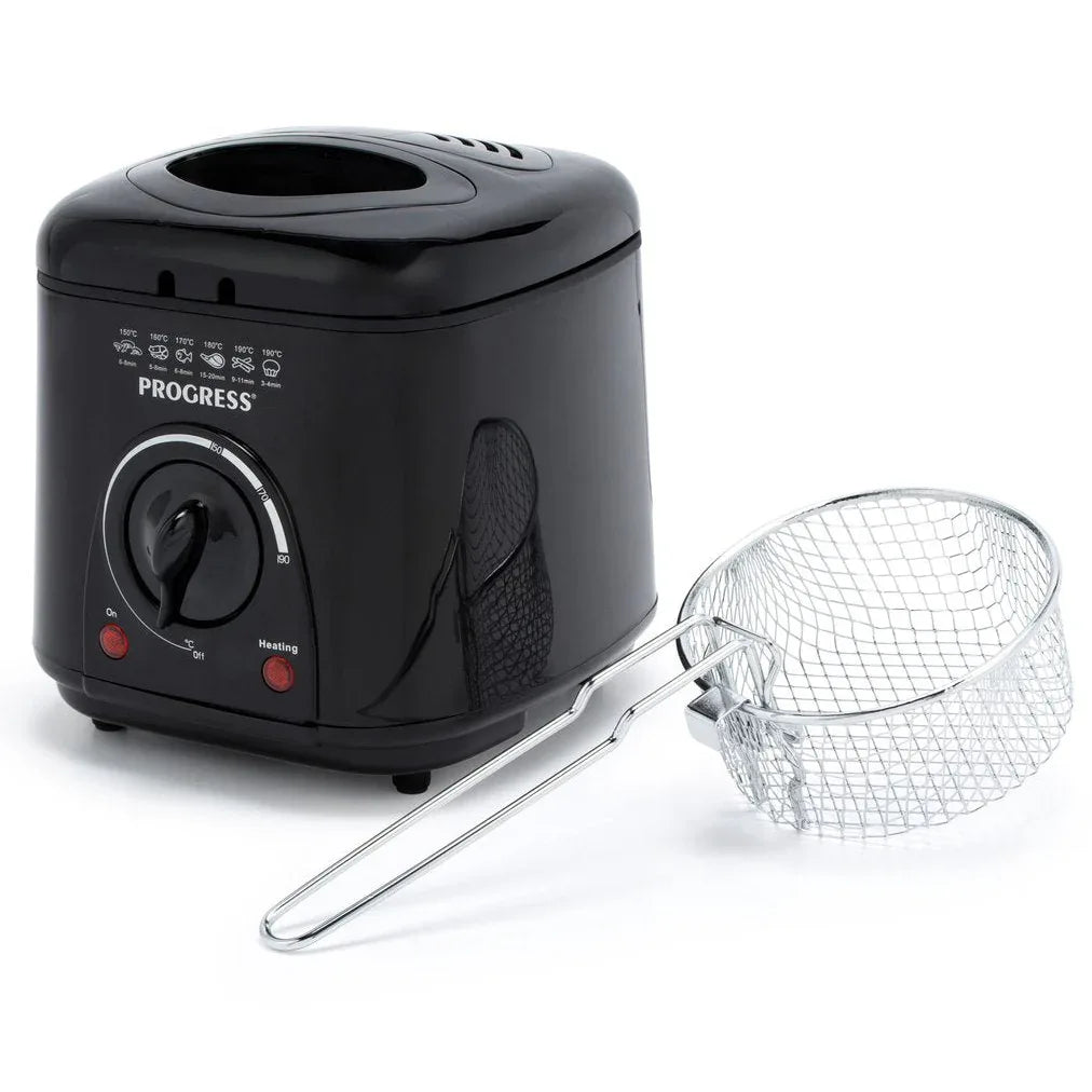 Progress Compact Mini Air Fryer 1 Liter Non-Stick Adjustable Temperature - Gomix Brands Outlet