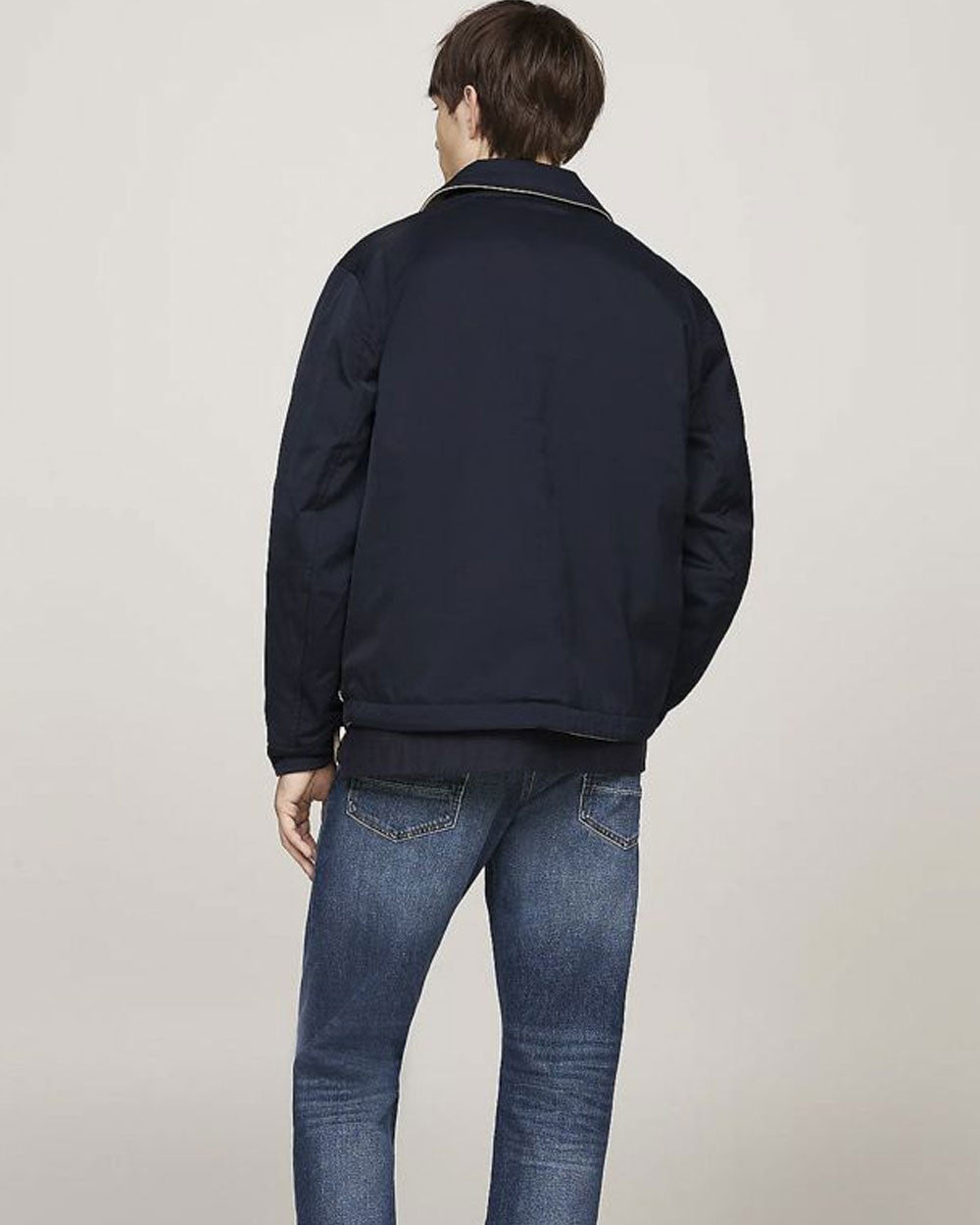 Tommy Hilfiger Ivy Men's Reversible Cotton Blend Jacket - Waterproof, Stylish, Versatile Outerwear