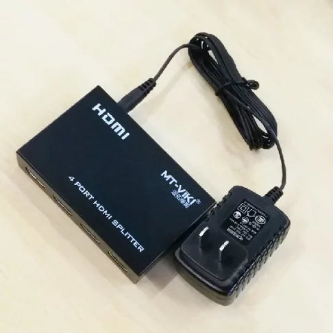 MT-VIKI 4-Port HDMI Splitter: Connect 1 Source to 4 Displays