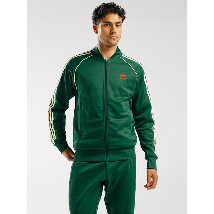 Adicolor Classics SST Green Gold Slim Fit Zip Jacket