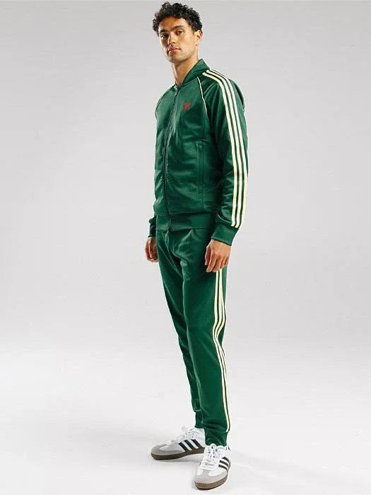 Adicolor Classics SST Green Gold Slim Fit Zip Jacket - Gomix Brands Outlet