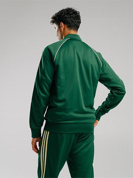 Adicolor Classics SST Green Gold Slim Fit Zip Jacket