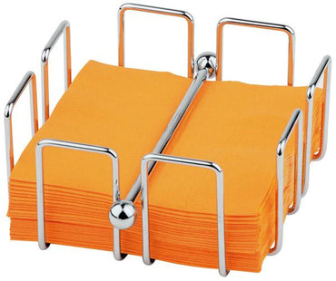 Elegant BAR Napkin Folder for 50 Cocktail Napkins – Stainless Steel