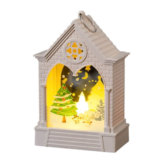 Vrhaik 12" Christmas Snow Globe Lantern Angel with Music & Timer USB Battery Operated