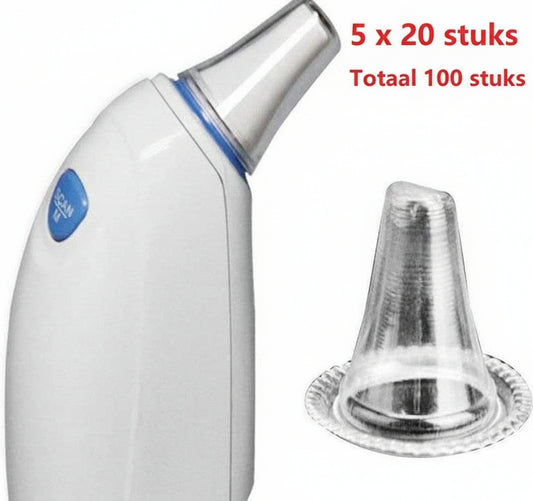 G Master Oorthermometer Protective Lens Caps – 5 × 20 Pack (100 Caps) for Braun ThermoScan