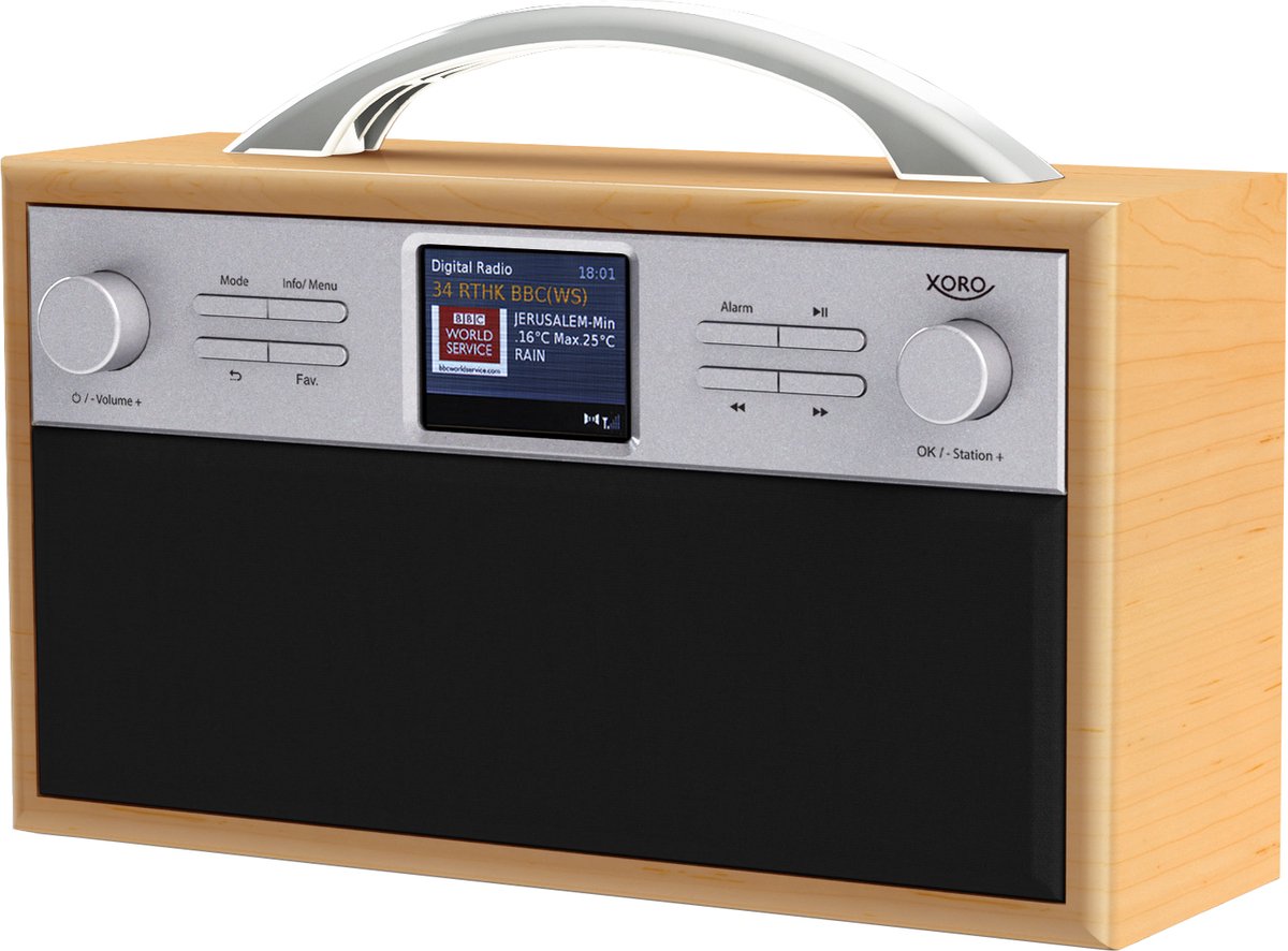 Xoro DAB 250IR WLAN Radio with DAB+, FM, Bluetooth, Spotify