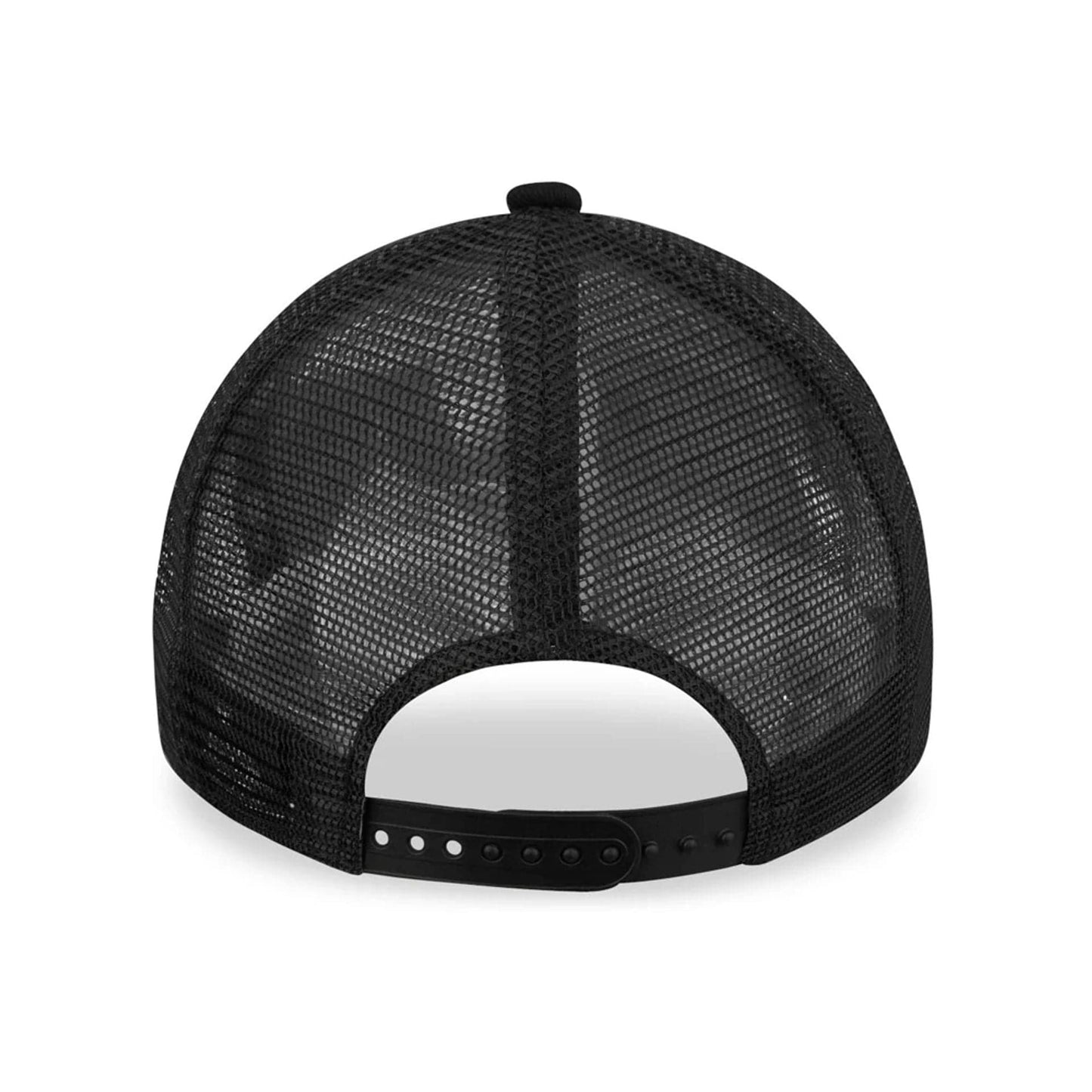 Official LA Dodgers Black Adjustable A-Frame Trucker Cap