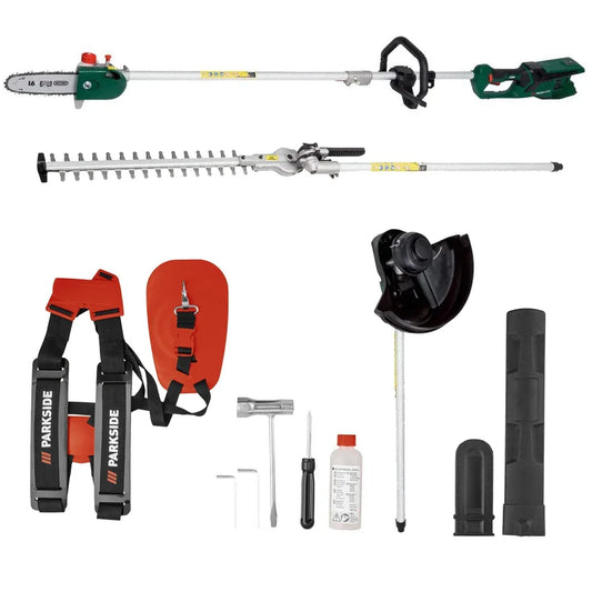 Parkside 4-in-1 Cordless Garden Multi-Tool for Trimming PGKGA 40-Li B2 - Gomix Brands Outlet
