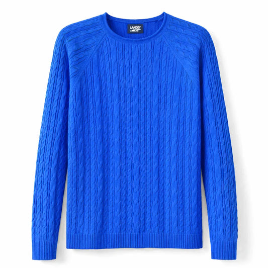 Lands’ End Classic Cable-Knit Sweater - Gomix Brands Outlet