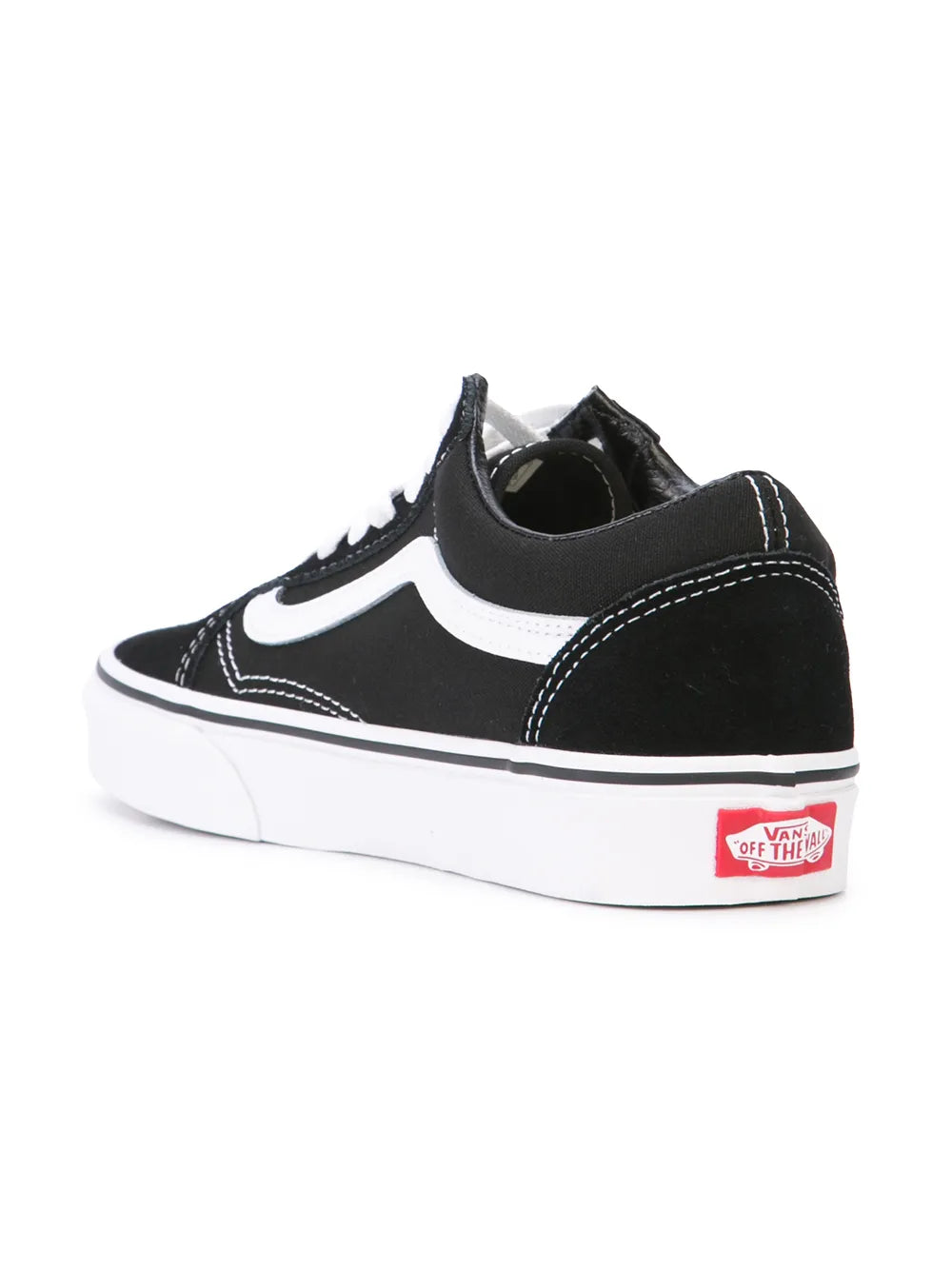 Vans Old Skool Classic Black White Canvas Suede Low-Top Sneakers for Women